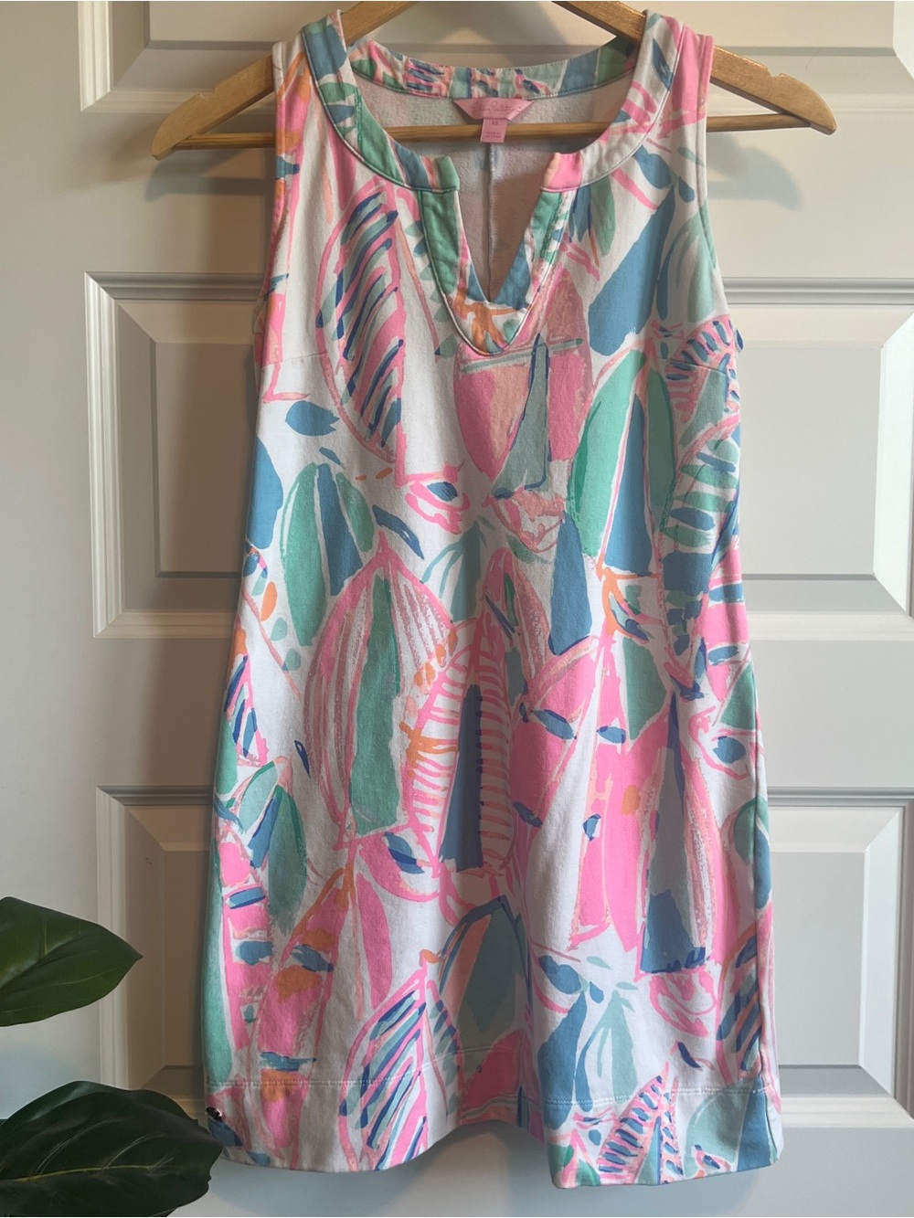 LILLY PULITZER Estrada Out to Sea Shift Dress Sailboat French Terry XS
